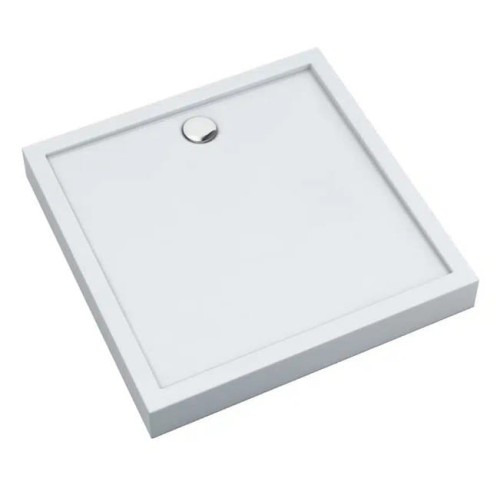 Brodzik kwadratowy Cameron 90x90 Schedpol Schedline, biały