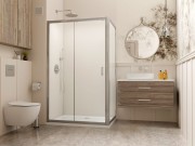 Kabina prysznicowa Radaway Premium Plus DWJ+S 100x100x190 szkło brąz