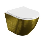 Miska wisząca wc Sofi slim Brushed Gold Lavita