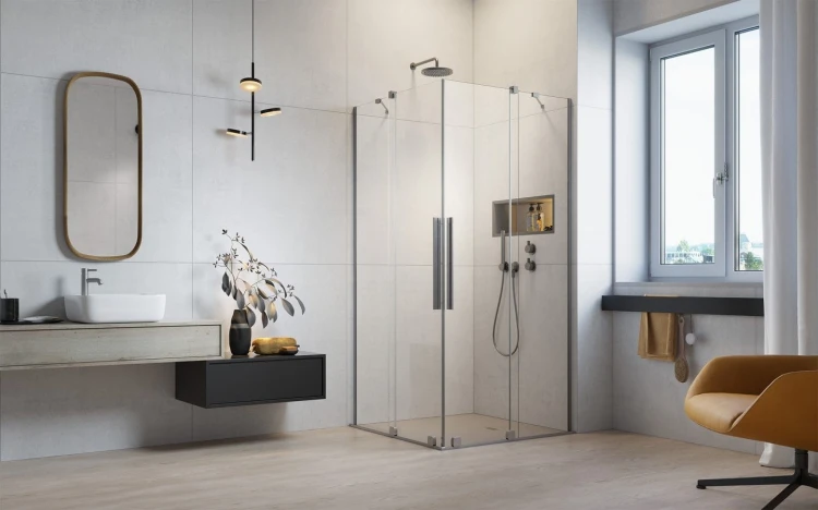 Kabina prysznicowa Furo Brushed Nickel KDD Radaway