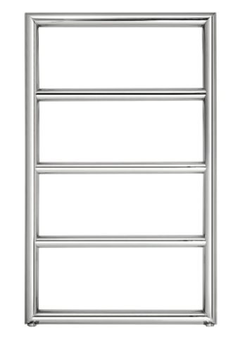 Grzejnik łazienkowy Sunerzha Bodes 80x50 stal polerowana