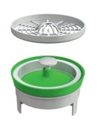 Zawór antyzapachowy do brodzika N.R.V. otwór w spuście 70 do 80 mm