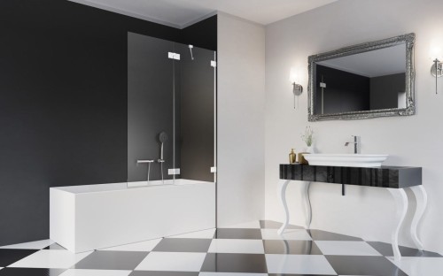 Parawan nawannowy Radaway Essenza Pro White PND II prawy