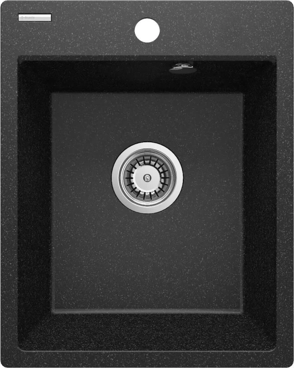 Zlewozmywak granitowy 1-komorowy Corio Deante grafitowy