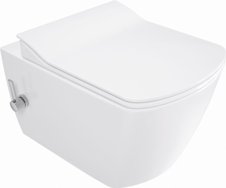Miska WC z funkcją bidetu - z baterią mieszaczową