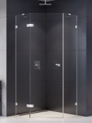 Kabina pięciokątna New Trendy Eventa 90x90x200 chrom lewa