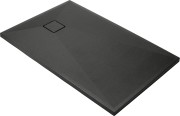 Brodzik granitowy prostokątny 140x90 grafit metalik Correo Deante