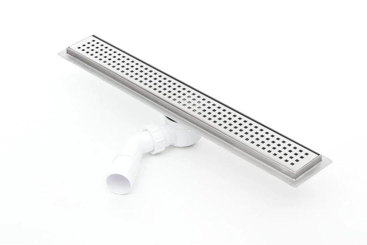Odpływ liniowy z flanszą Kesmet 80 cm z rusztem Square