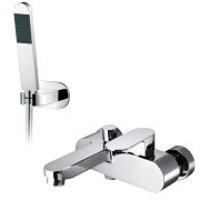 Bateria wannowo prysznicowa naścienna z zestawem prysznicowym Vado Life