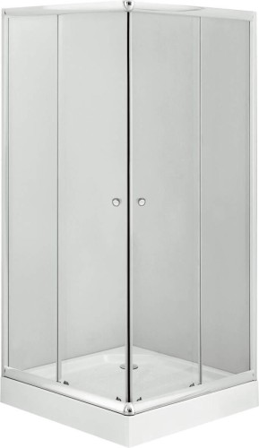 Kabina prysznicowa kwadratowa z brodzikiem 90x90x185 Cilantro Deante