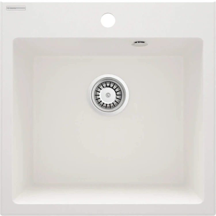 Zlewozmywak granitowy 1-komorowy Evora Deante alabaster