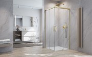 Kabina prysznicowa Radaway Idea 8 Brushed Gold KDD szkło przejrzyste