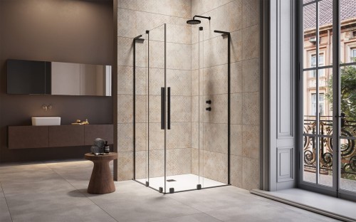 Kabina prysznicowa Furo SL Black KDD Radaway czarna
