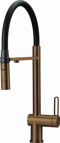 Bateria kuchenna z podłączeniem do filtra brąz Magnetic Deante