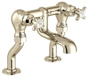 Bateria wannowa dwuotworowa Axbridge Cross nikiel polerowany Vado