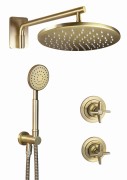 Zestaw prysznicowy podtynkowy Temisto mosiądz Deante