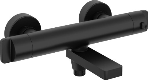 Bateria wannowa termostatyczna nero czarna Deante