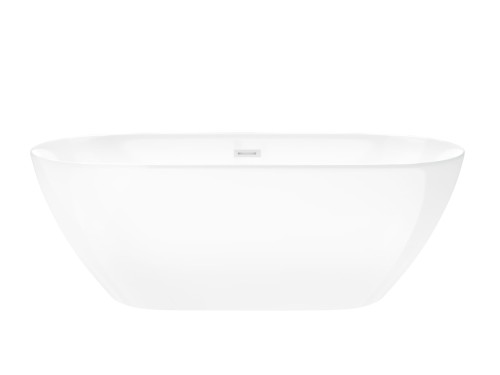 Wanna wolnostojąca corsan e041 olvena 160 cm z wykończeniem białym