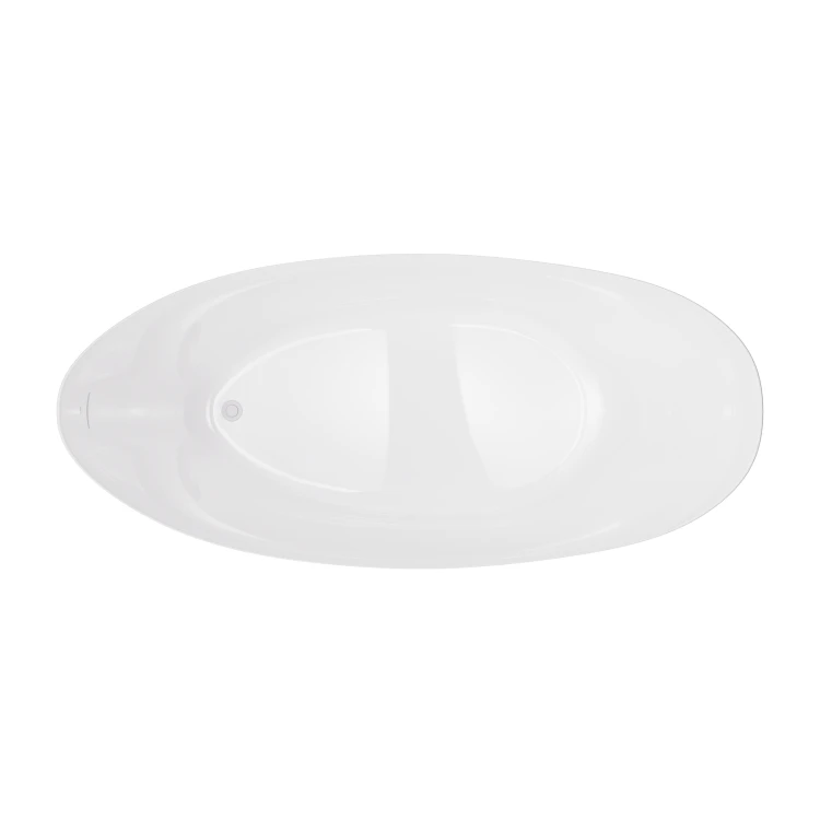 Wanna wolnostojąca avola v032xxlwh 180 cm korek klik klak biały