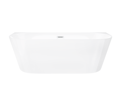 Wanna przyścienna wolnostojąca corsan e029 mono 170 cm z wykończeniem białym