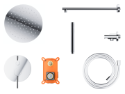 Prysznicowy zestaw podtynkowy corsan z03mch chrom