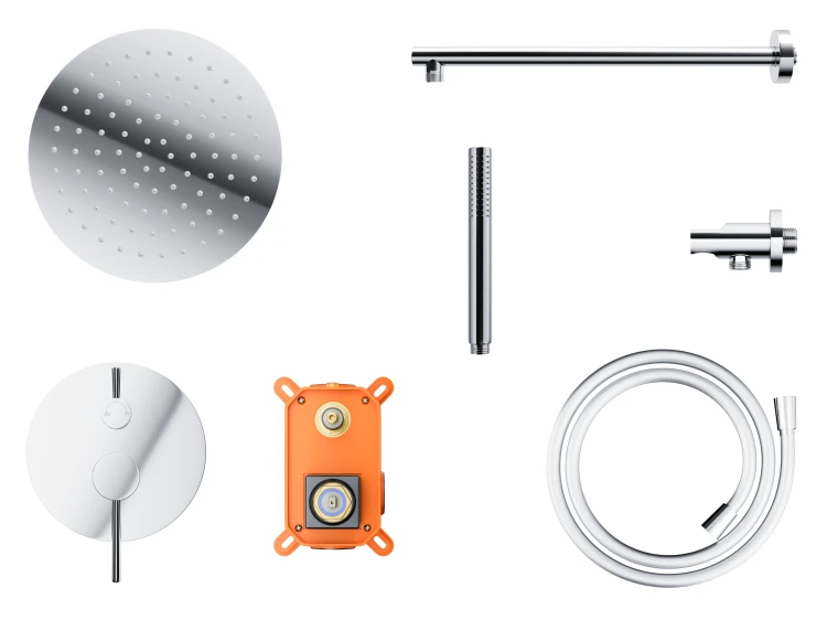 Prysznicowy zestaw podtynkowy corsan z03mch chrom