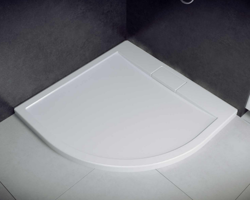 Brodzik półokrągły Besco AXIM ULTRASLIM 90x90x4,5