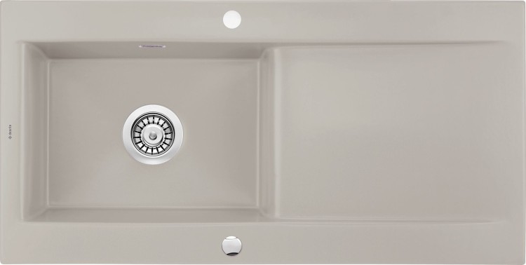 Zlewozmywak ceramiczny 1-komorowy z ociekaczem Deante Sabor