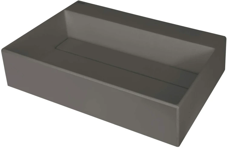 Umywalka granitowa nablatowa 60x40 z maskownicą Correo Deante