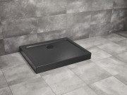 Brodzik prostokątny Radaway Doros D Compact 110x90 Stone czarny
