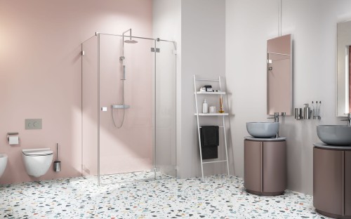 Kabina Radaway Essenza Pro KDJ 80x80x200 prawa, szkło przejrzyste