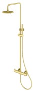 Zestaw prysznicowy termostatyczny złoty Axel Gold KOHLMAN QW273AGD
