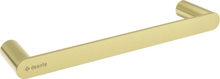 Wieszak ścienny na ręcznik 30cm złoto szczotkowane Round Deante