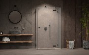 Kabina prysznicowa Essenza Pro Brushed GunMetal KDJ+S Radaway prawa