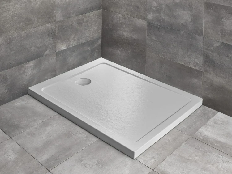 Brodzik prostokątny Radaway Doros F 140x90 Stone biały