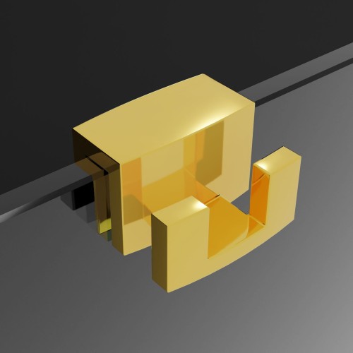Wieszak na kabinę prysznicową złoty gold Radaway WR-009