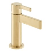 Bateria VADO EDIT umywalkowa mini złota szczotkowana