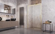 Drzwi prysznicowe Radaway Idea Gold DWJ 100x200,5 lewe, przejrzyste, złote