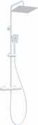 Deszczownica z baterią prysznicową termostatyczną biała Therm Deante