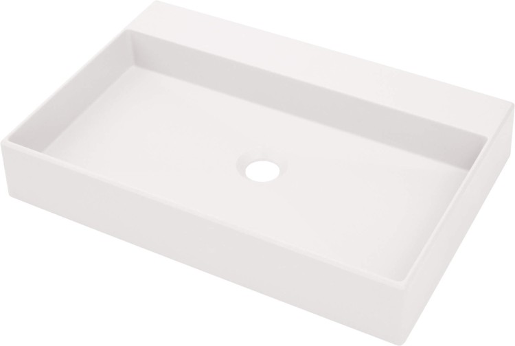 Umywalka granitowa nablatowa alabaster Correo Deante