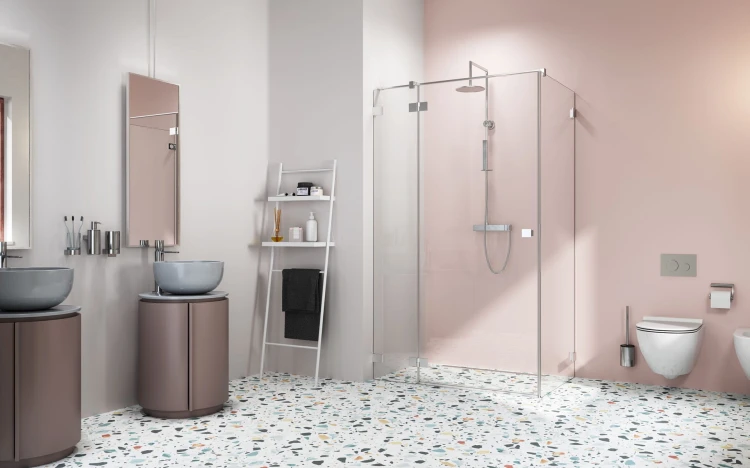 Kabina Radaway Essenza Pro KDJ 90x90x200 lewa, szkło przejrzyste