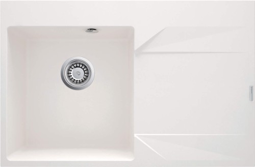 Zlewozmywak granitowy 1-komorowy prawy alabaster Evora Deante