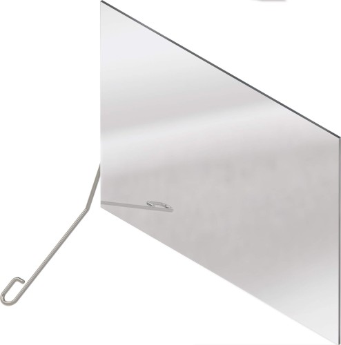 Lustro odchylane 60x45 cm lewe stal Lehnen