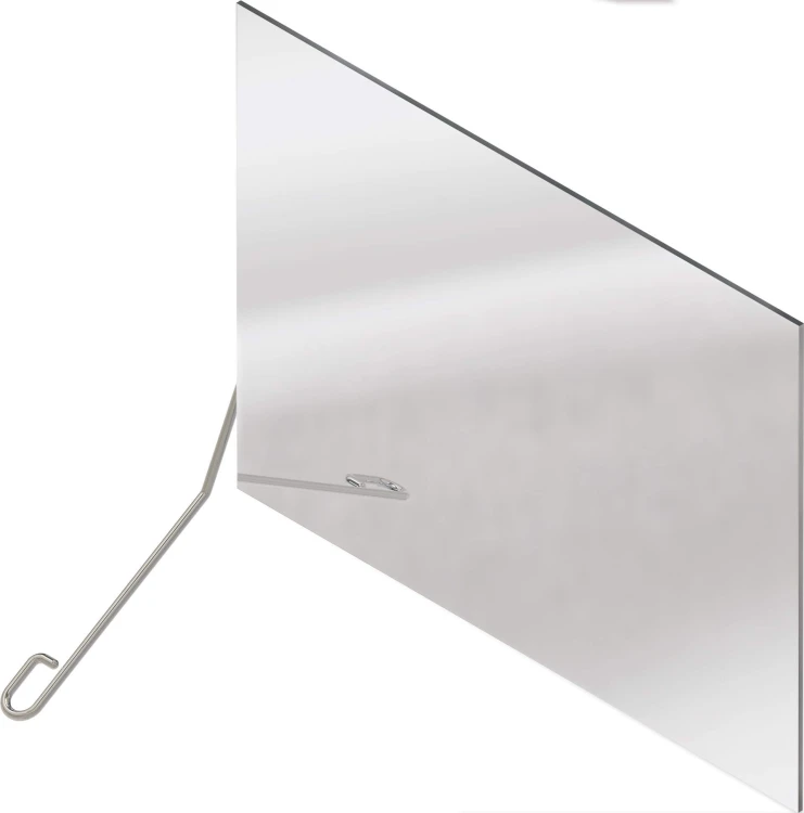 Lustro odchylane 60x45 cm lewe stal Lehnen