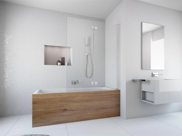 Parawan nawannowy Radaway Essenza PND I 120x152 prawy przejrzysty