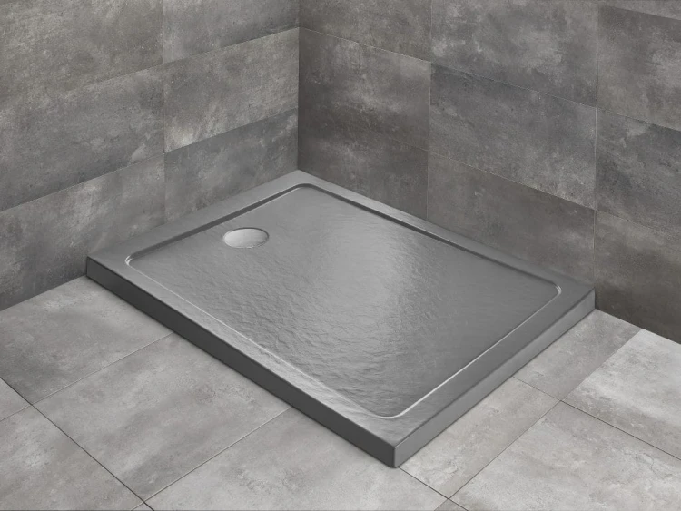 Brodzik prostokątny Radaway Doros F 130x80 Stone antracytowy