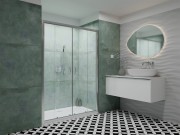 Drzwi wnękowe Radaway Premium Plus DWD 180x190 szkło fabric