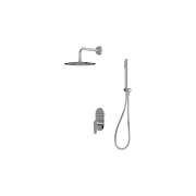 Podtynkowy zestaw prysznicowy z deszczownicą Cetus Chrome Lavita