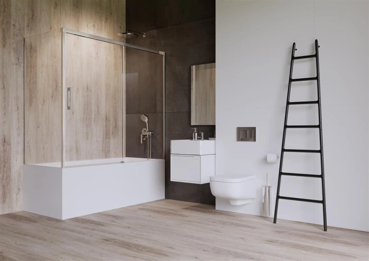 Zabudowa nawannowa Radaway Idea PN DWJ+S 150x70x150,5 prawa przejrzysta