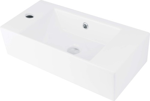Umywalka ceramiczna nablatowa lewa